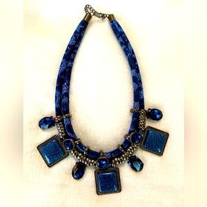 Denim Necklace